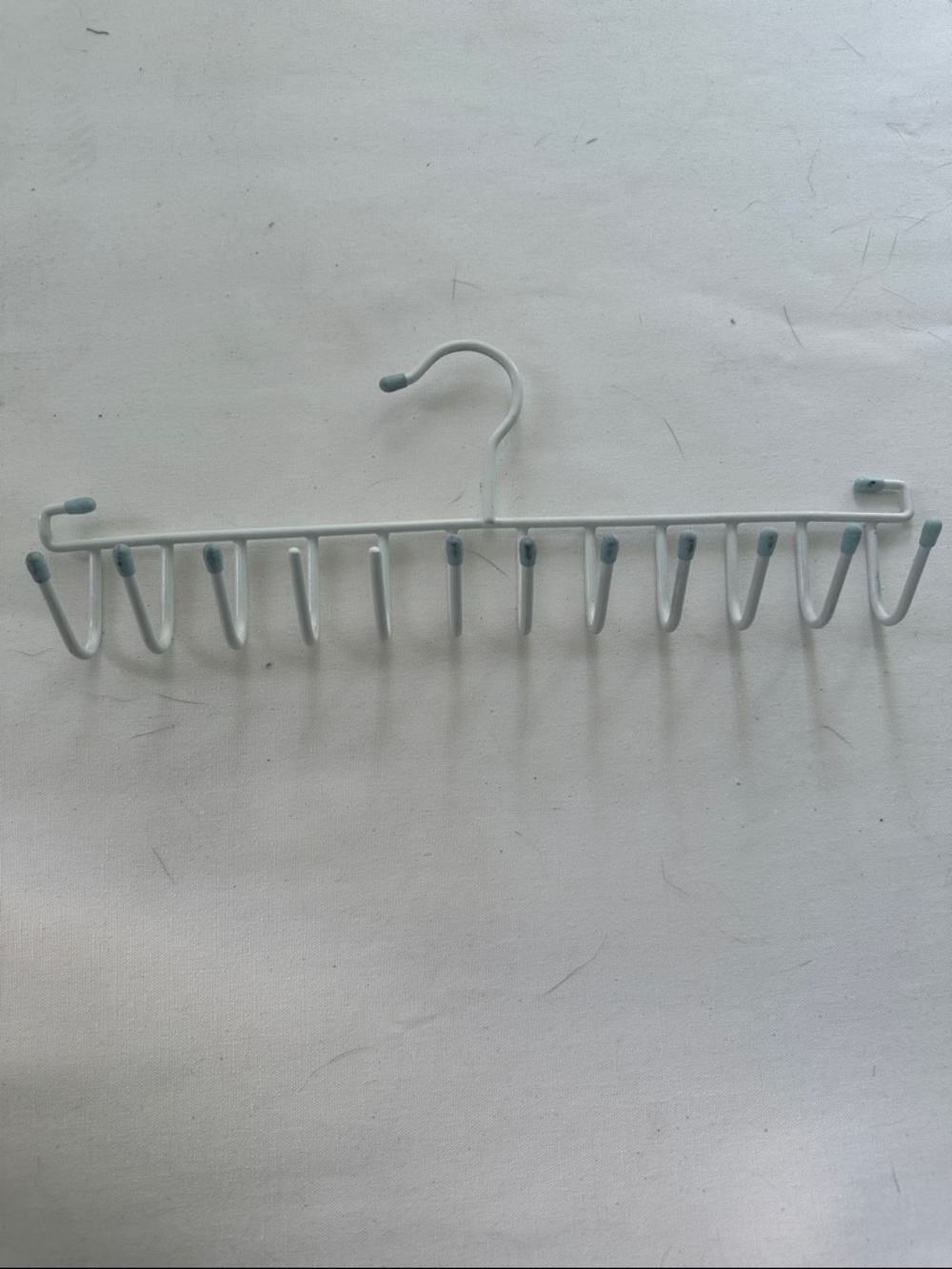 Multi-Hook belt, scarf, handbag,tie /Accessory Hanger in White